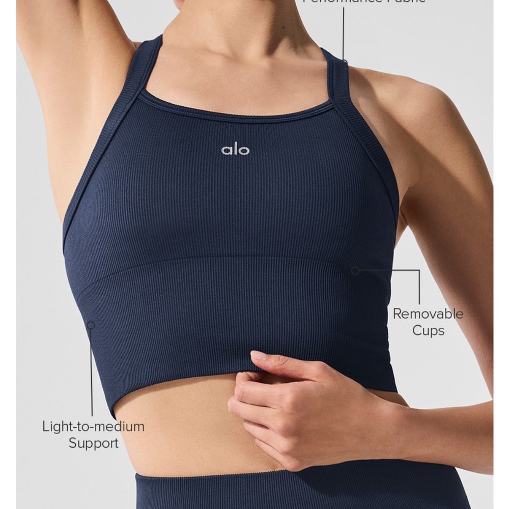 ALO navy top